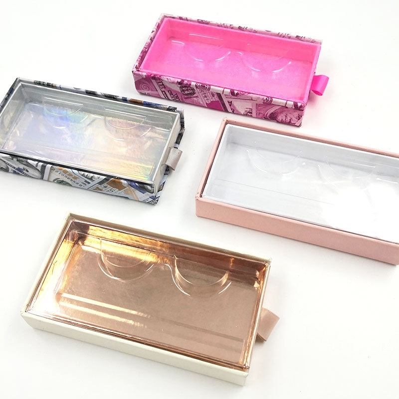 

USD storage box one pair of eyelash rectangular pull packaging boxes