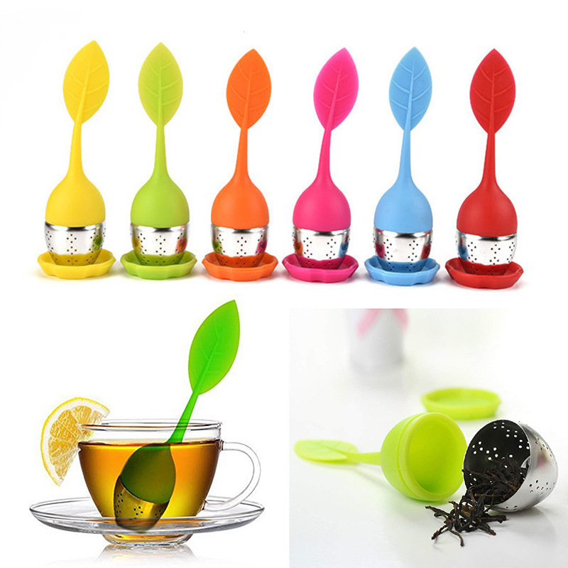 

Silica gel tea leakage tea brewing device stainless steel teas filter