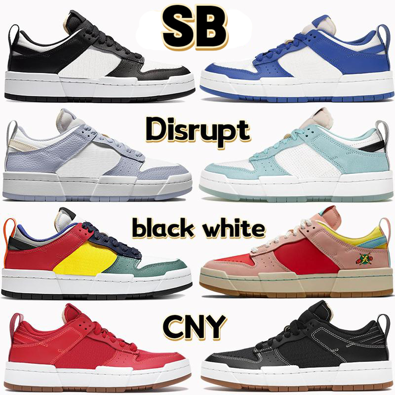 

Newest SB Disrupt men basketball shoes CNY black white gym red game royal metallic silver Copa kid at heart women designer sneakers, 22# bubble wrap packaging