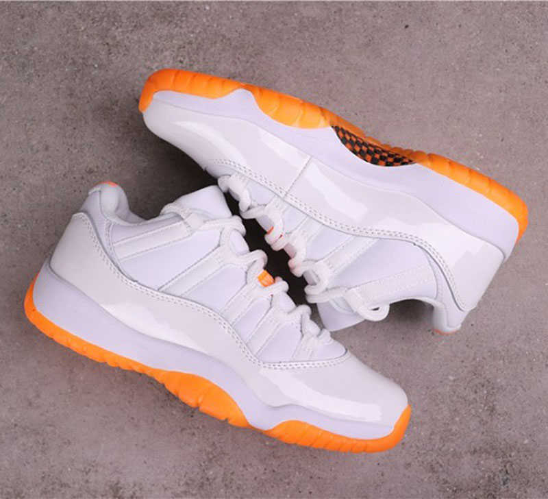 

WMNS 11 Low Bright Citrus White Men Basketball Shoes Women Sport Sneaker Jumpman 11s OG Trainer