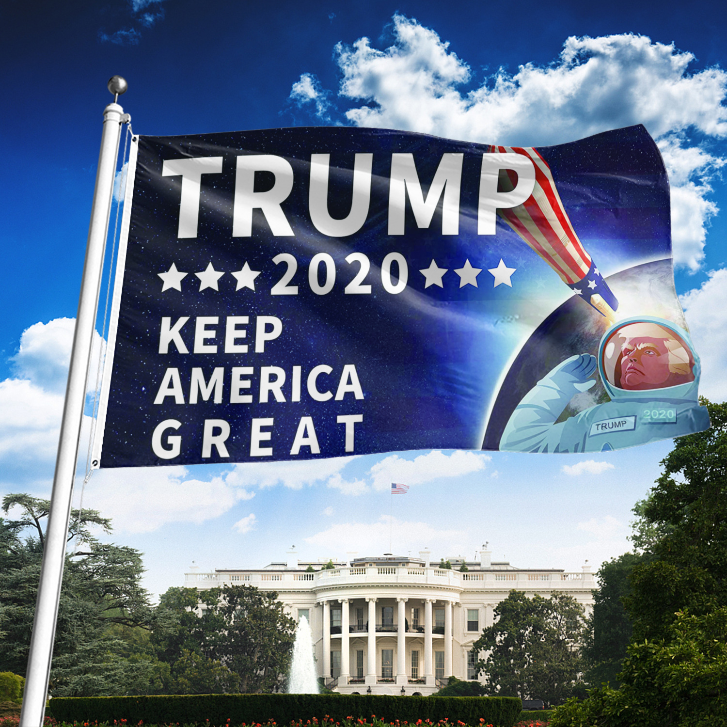 DHL Shipping 80 designs 3x5 Ft 90*150 cm keep america great donald Trump Flag For 2024 President USA HA30-image-688152576