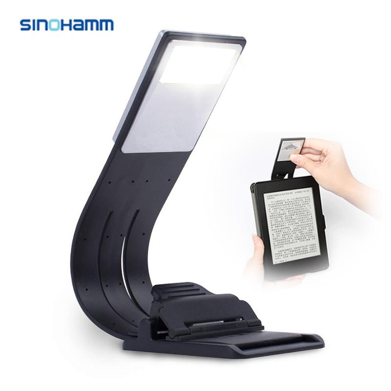 

Book Lights Bookmark Book-light LED-Power-Bank Kindle Light Folding Rechargeable With Clip-On 4-Level Brightness Led For
