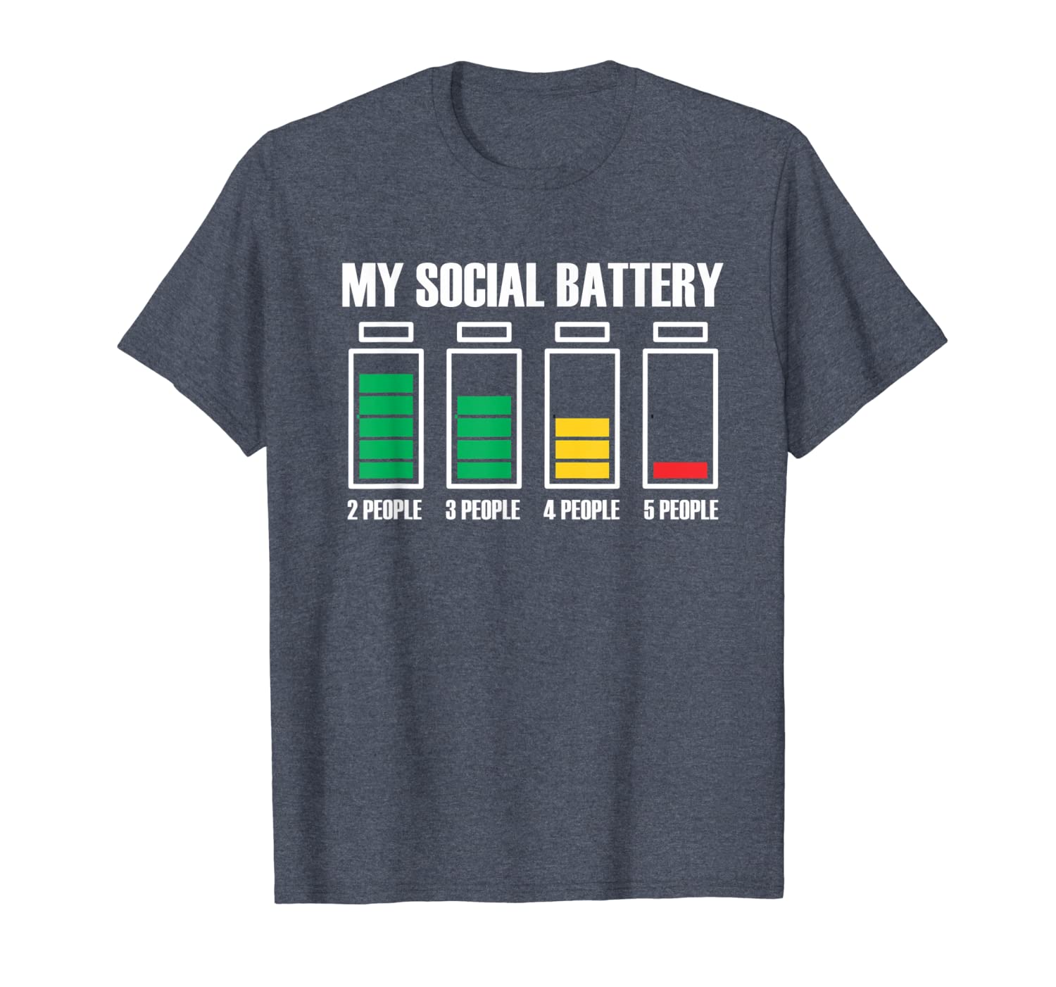 

my social battery is dying for this introvert people t-shirt, White;black