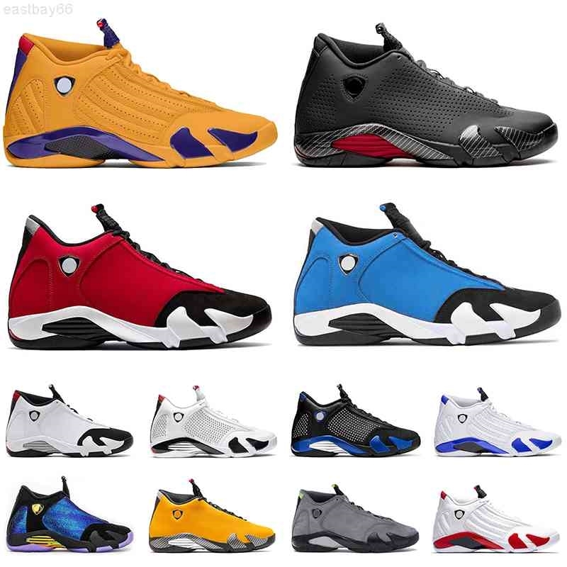 

Hotsell 14 14s Men Jumpman Basketball Shoes Retro Gym Blue Candy Cane Hyper Royal Black Toe White Sneakers Trainers, # 40-47 gym blue