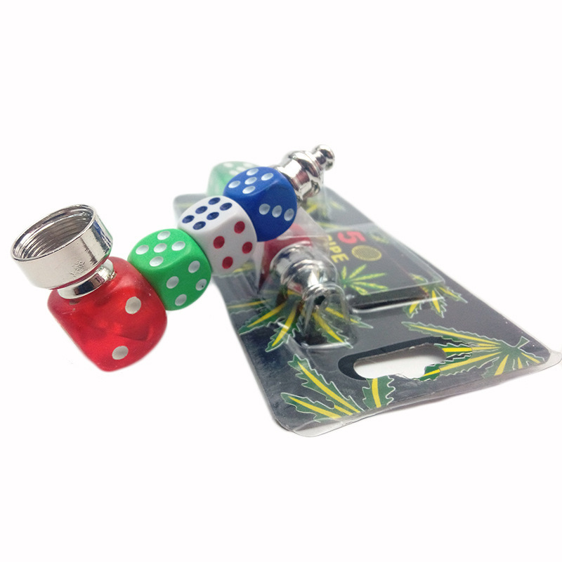 

Creative new sieve-shaped mini metal pipes universal suction card holder portable pipe set