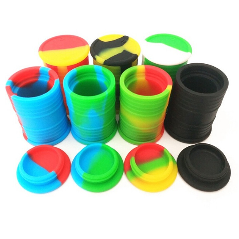 

Nonstick Wax Containers Silicone Box with bag 11ML Container Food Grade Jars Dab Tool Storage Jar Oil Holder fast delivery