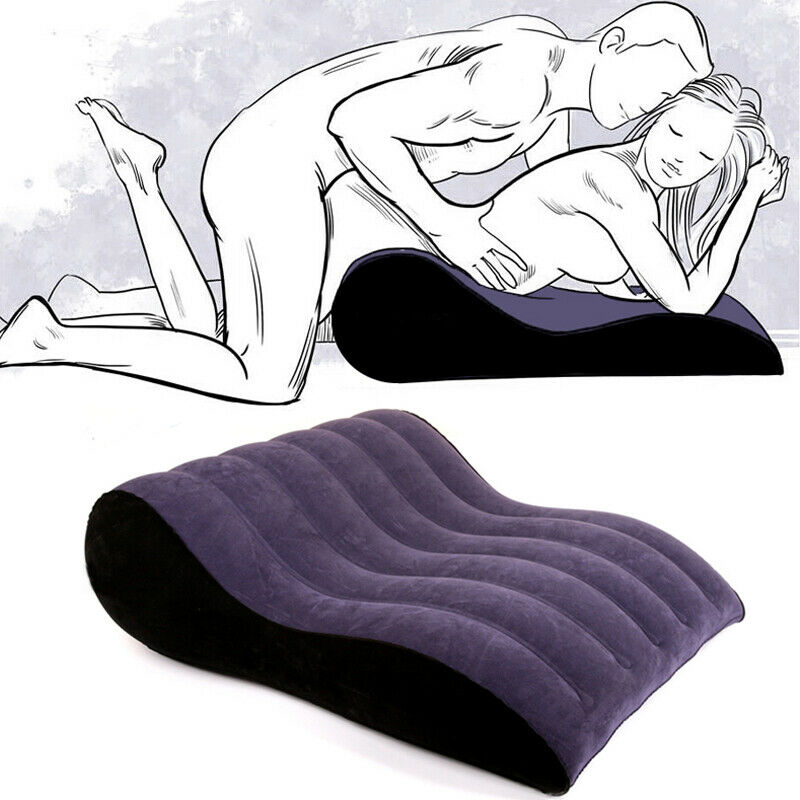 

Inflatable Aid Wedge Pillow Love Position Cushion Aid Furniture Recliner Couple Loves Game Toys Lumbar Pillows 210417