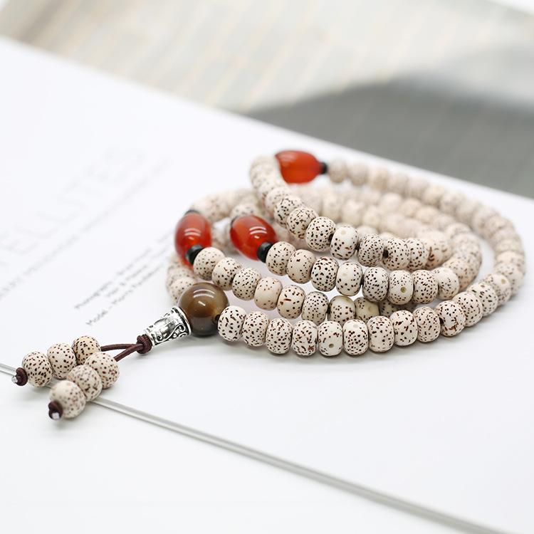 

Beaded, Strands Xingyue Bodhi Bracelet Vermillion Accessories Wholesale 108 Beads Natural