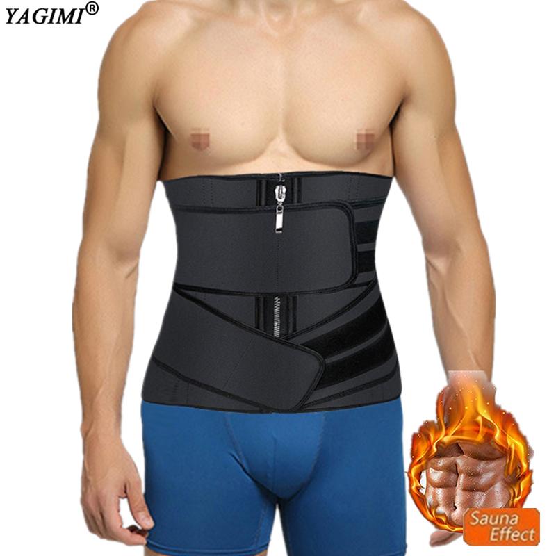 

Men's Body Shapers Waist Trainer For Man Sauna Sweat Belt Suit Shaper Corset Workout Fitness Fat Burning Weight Lose Shapewear Fajas Cincher