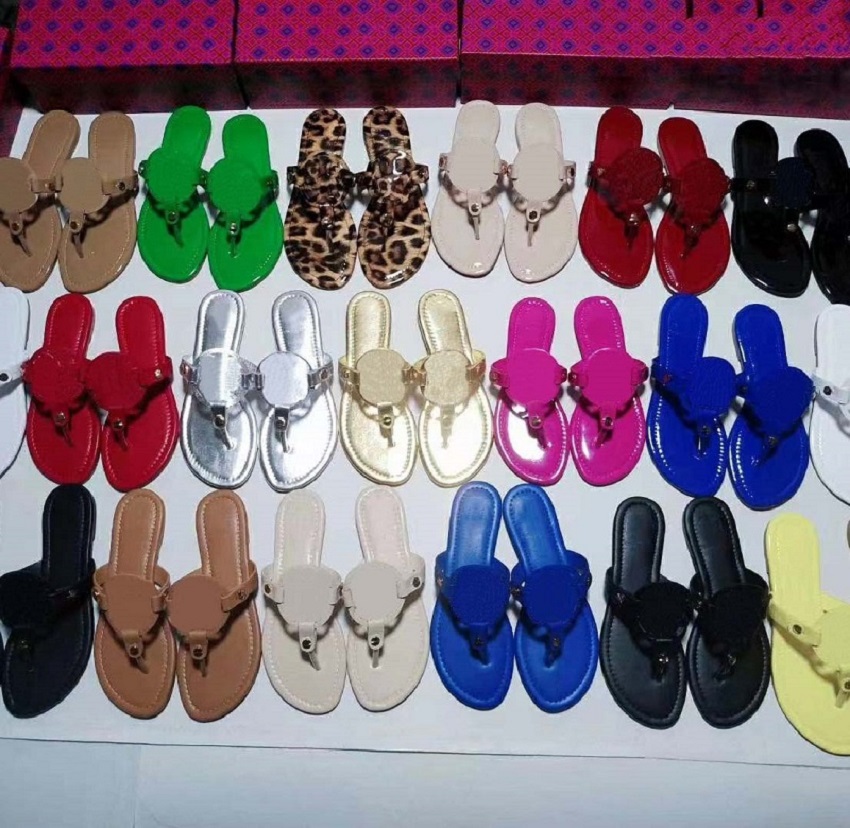 

Classics sandals Fashion slipper slides Floral brocade Gear bottoms Flip Flops women shoes striped Beach causal Slippers home011 071, Box