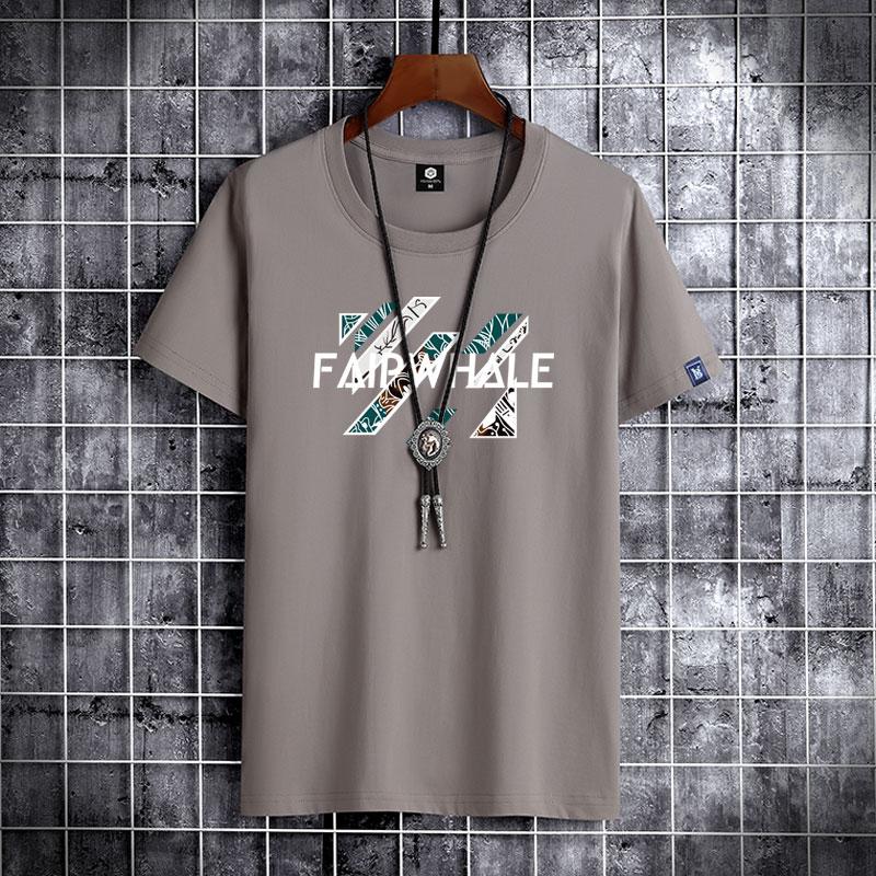 

Men's T-Shirts 2022 Letter Printing 100% Cotton Men T Shirt Hip-Hop T-shirt O-neck Summer Male Causal Tshirts Fashion Loose Tees D27, White;black