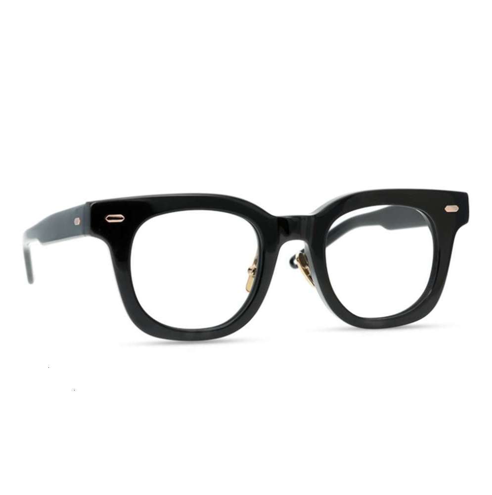 

Highend accessories Black Mens Sunglass Green Leopard Square Acetate
