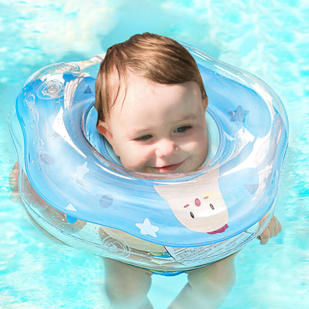 

Swimming ring for born Baby swimming 0-12 months collar neck adjustable