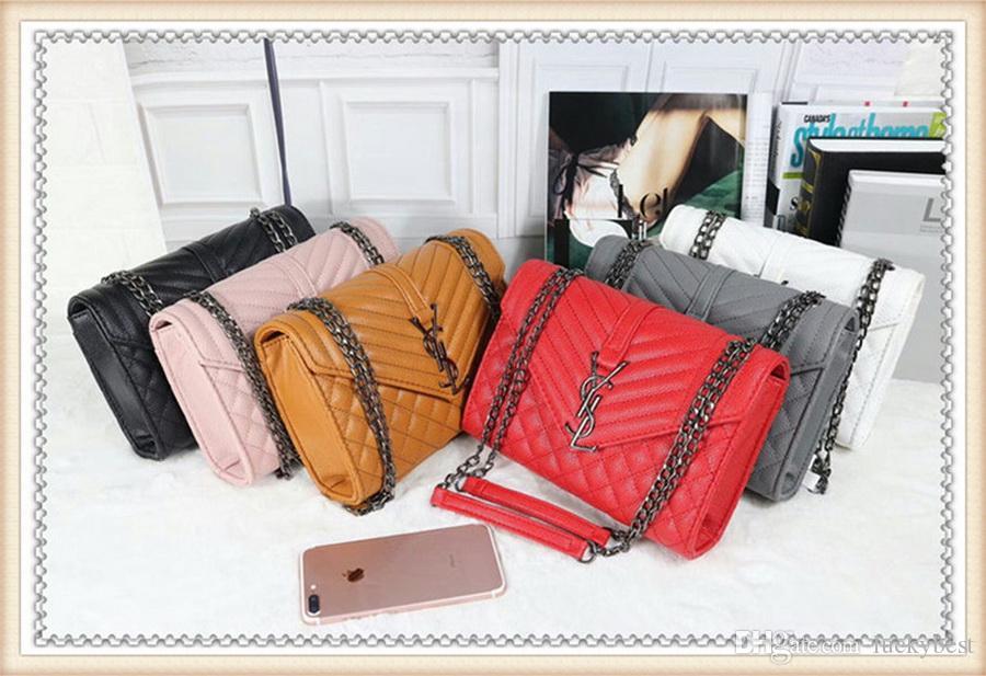 

Fashion Crossbody Shoulder HandBag Women Purse Messenger Bags Wallet Tote Clutch LV Louis Bag Vitton YSL 385, Red;black