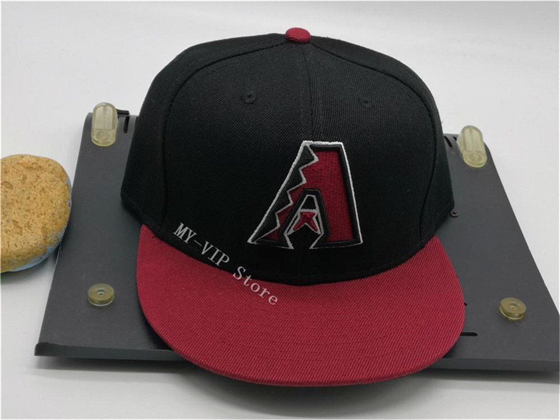 

Top sale Wholesale High Quality Men's Arizona Sport Team Caps Flat Brim on Field Hats Full Closed Design 7- Size 8 Fitted Baseball Gorra