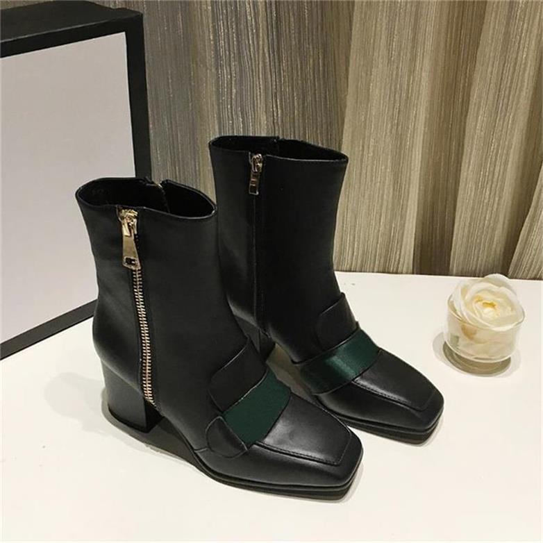 Womens Luxury Designer Heels Shoes Leather Ankle Boots Black Booties Winter Snow Red Bottom Knee High Heel Brown Tall Pumps Designer