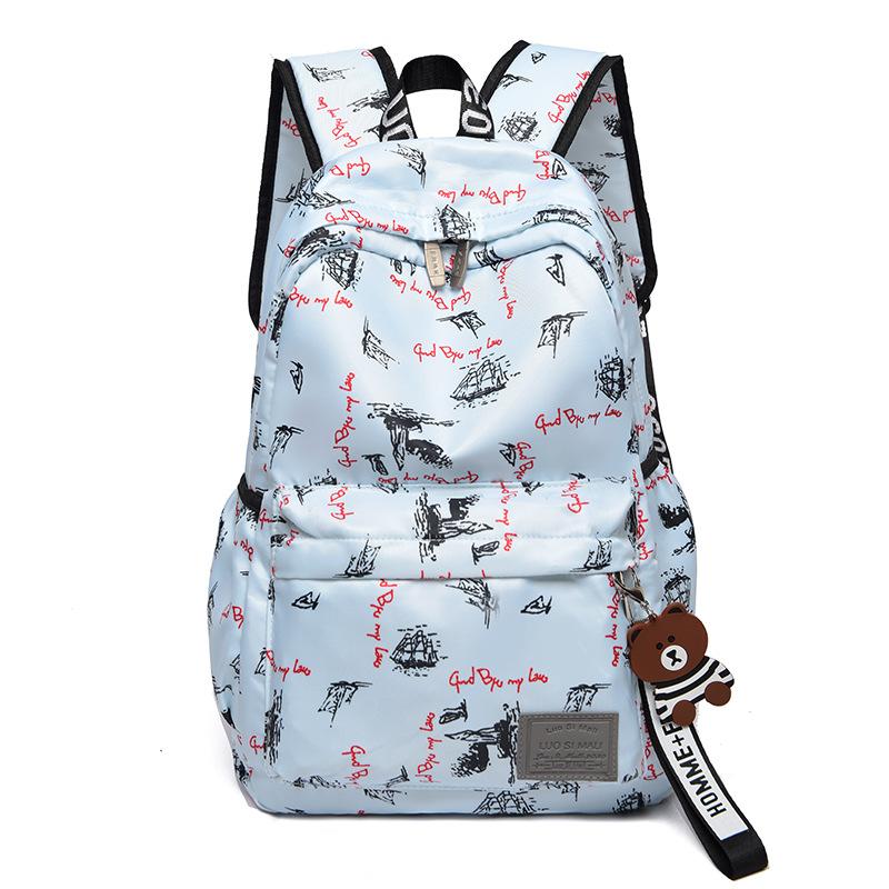 

Waterproof High School Bags For Teenage Girls Travel Backpack Women Laptop Bookbags Student Back Bag Female Teen Schoobag