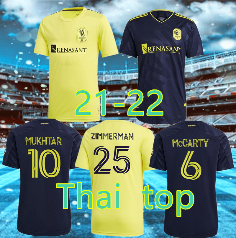 

2021 Nashville SC home away soccer jerseys MUKHTAR BADJI LOVITZ LEAL MCCARTY GODOY BECKELES Mens kids kit 20 21 JERSEY MLS FOOTBALL SHIRTS, Picture