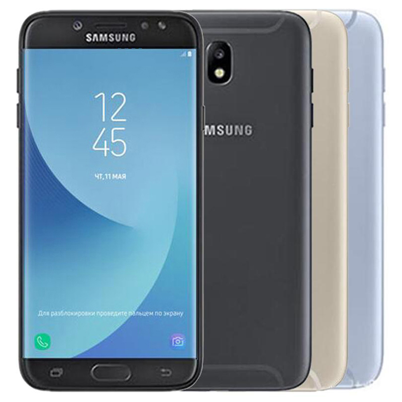 

Refurbished Original Samsung Galaxy J7 2017 Dual SIM J730F 5.5 inch Octa Core 3GB RAM 16GB ROM 13MP Unlocked 4G LTE Android Smart Phone DHL 1pcs, Blue