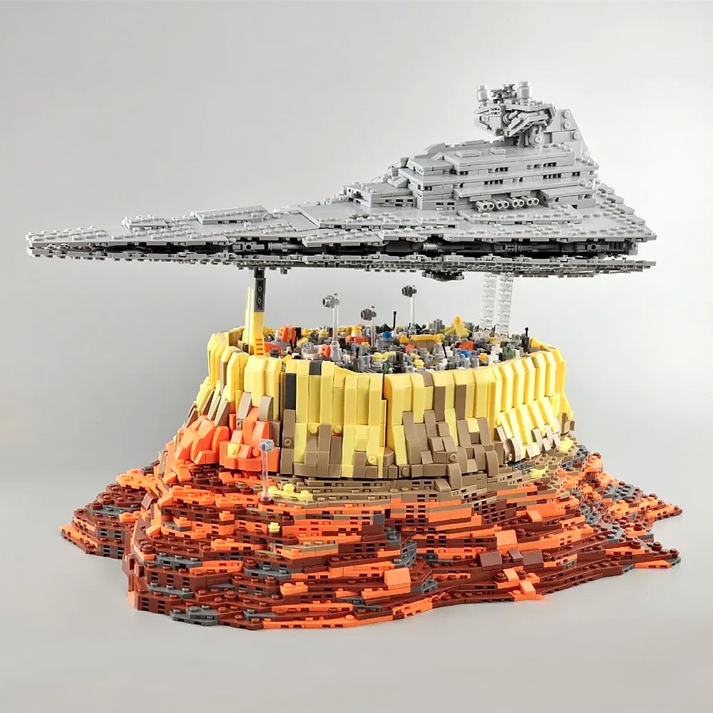 

Mould King 21007 5098Pcs Building Blocks The Empire over Jedha City Model Bricks Kids Toys Christmas gift