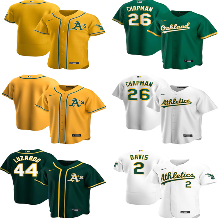 

2021 Oakland Athletics 28 Matt Olson 26 Chapman Jersey Rickey Henderson Mike Fiers Khris Davis Profar Jackson Bassitt Canseco Men's Women's Youth's baseball Jerseys, Men's color 6