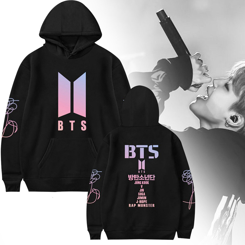 

Bulletproof Youth League BTS love yourself Hoodie, Black