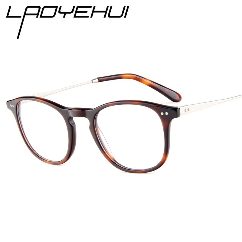 

Fashion Sunglasses Frames 2021 Leopard Print Optical Eye Glasses Frame Ultralight Prescription Eyeglasses For Women Men High Quality Acetate, Black