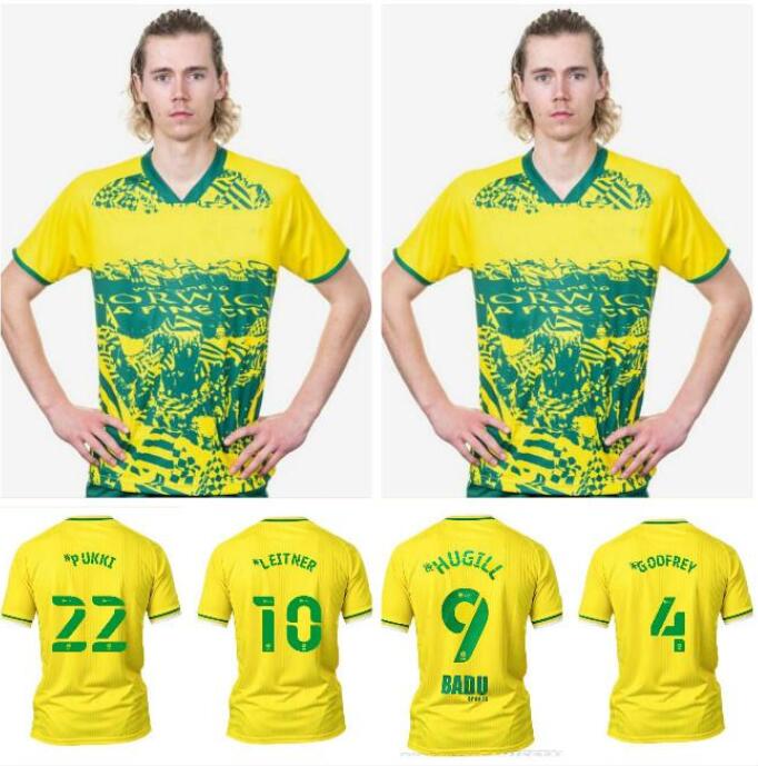 

2122 NORWICH PUKKI CITY Soccer Jerseys Special Edition 20 21 ROBERTS HERNANDEZ BUENDIA STIEPERMANN MCLEAN HUGILL FOOTY football shirt, Black;yellow