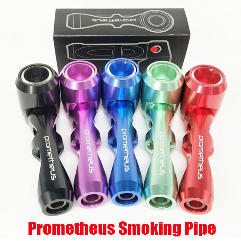 

Car Hot Smoking Holder Dry Prometheus Pipes E-Cigarette Herb Tobacco Pipe Aluminum Glass Electronic Metal Pocket Wax With Gift Packagin Xnxk, Black