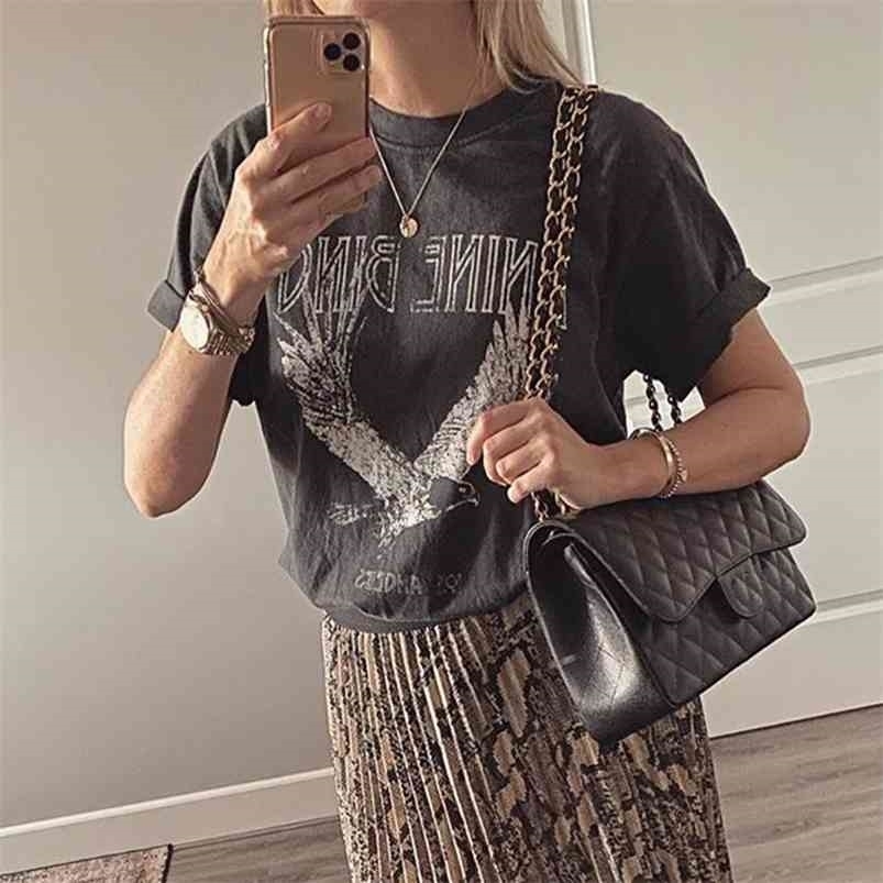 

Eagle T Shirt Women Short Sleeve O Neck Black 100% Cotton Tshirt Shirts Summer Vintage Tee Shirt Oversize Tops Graphic 210729, Fp800051wt