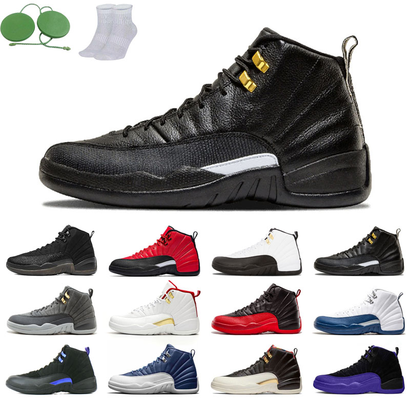 

12s man basketball shoes winterized wings University Gold Blue the light taxi reverse flu game o-black Michigan gym red gamma french FIBA Dark grey concord CNY stone