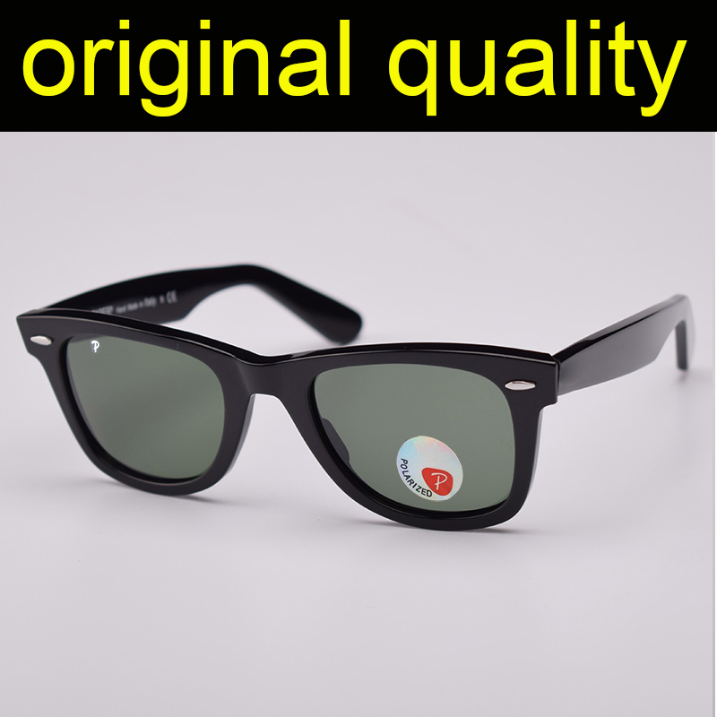 

Top Quality Polarized Sunglasses Men Women 2140-50mm 54mm Traveler Acetate Frame Glass Lenses Sun Glasses Mens Women for Male