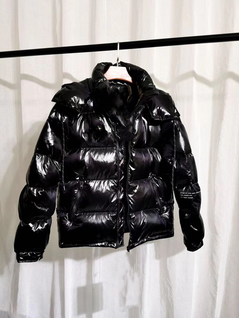 

Winter Down Jacket windproof warm against the cold flow coat high-quality sales hooded fashion men and women style, Black