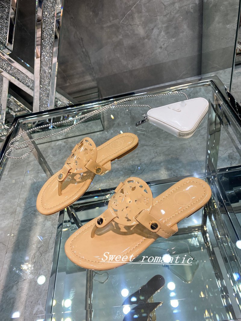 

2021 Burch Style Sandals Double Layer Luxury Designer sneakers Flat Slippers Women Beach Outdoor Travel Shoes Fashion Tory Slipp, Black