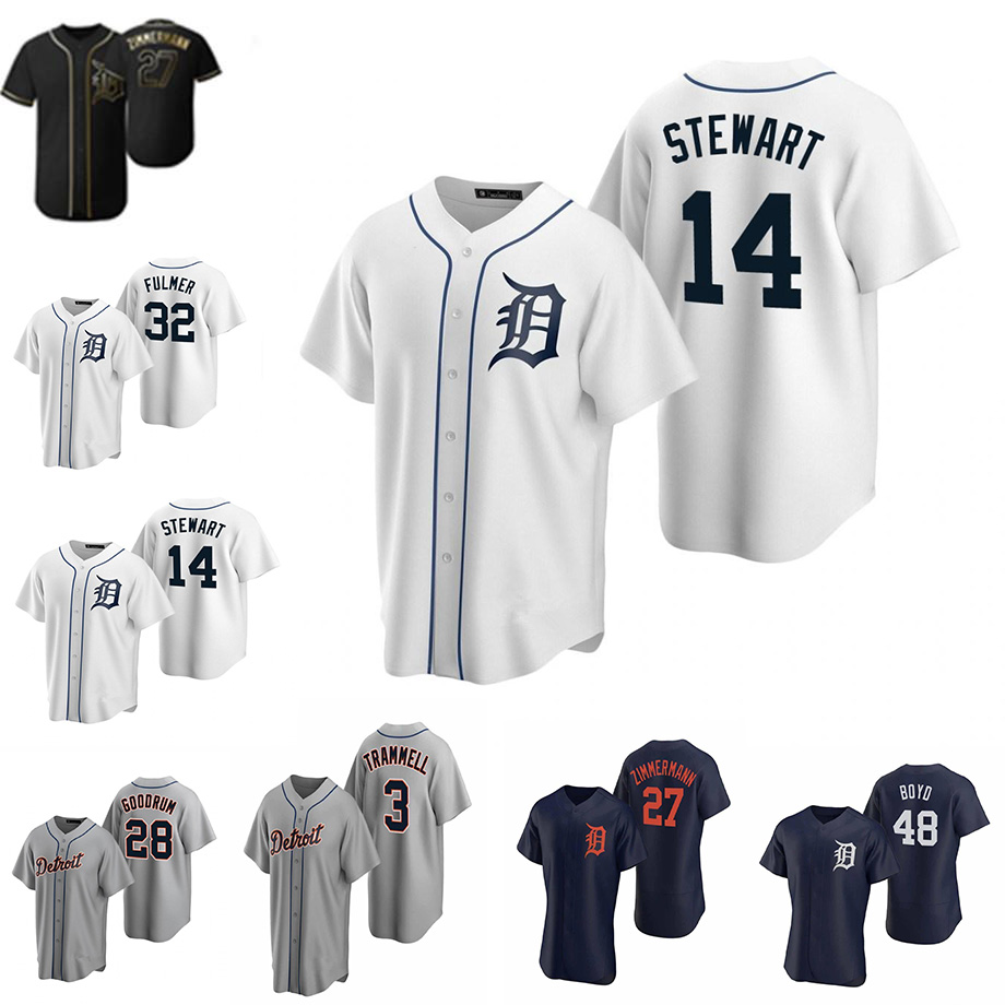 

Custom 60 Akil Baddoo Baseball Jerseys 24 Miguel Cabrera Matthew Boyd Christin Stewart Niko Goodrum Tigers Jeimer Candelario Detroit Mens Wo, Blue;black
