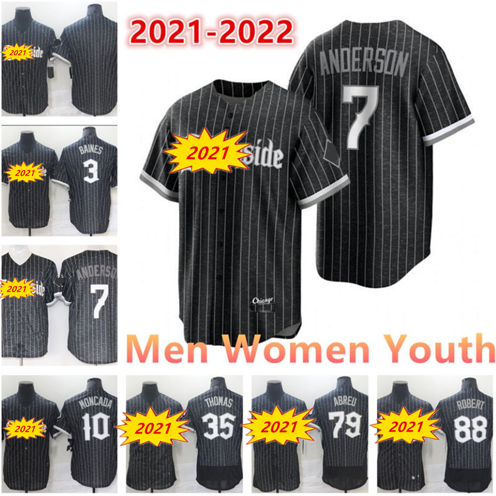 

2021 2022 Chicago Men Women youth kids Baseball Jersey Tim Anderson 79 Jose Abreu 45 Michael 35 Frank Thomas Stitched jerseys, Colour 16