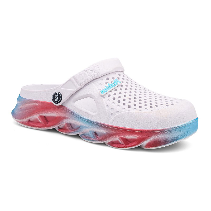 

Top Quality Men Womens Trainer Sport Size Cross-border Summer Slippers Thick-soled Beach Shoes Couple Hole Shoe Outdoors Baotou Sandals Code:25LL-7790, 52659