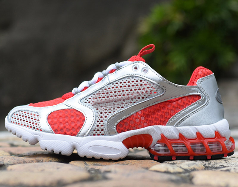 

Nice Spiridon Caged 2 Beige run Trainer Shoes for women men Silver Metallic running sport sneaker, Color2