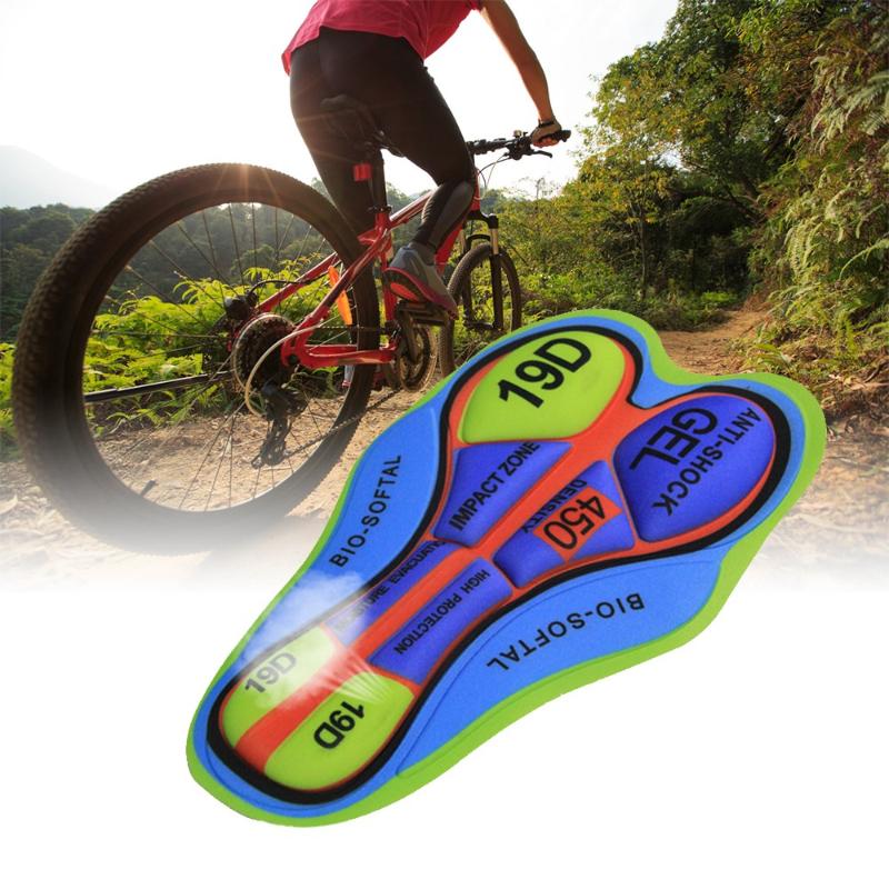 

Motorcycle Apparel Mountain Bike Saddle Pad 3D Gel Sponge Breathable Wicking Soft Bicycle Cushion Cover Men Women Cycling Shorts Underwe