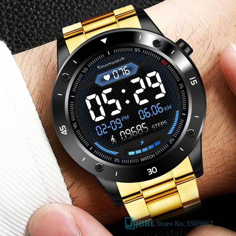 

Gold Digital Watch Men Sport Watches Electronic LED Male Wrist For Clock Golden Stainless Steel Wristwatch Touch Hour Wristwatches, Silicone green