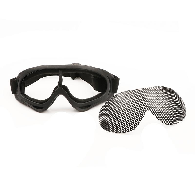 

Outdoor Eyewear 1Pc Eye Protective Comfortable Safety Tactical Protection Metal Mesh Glasses Goggle