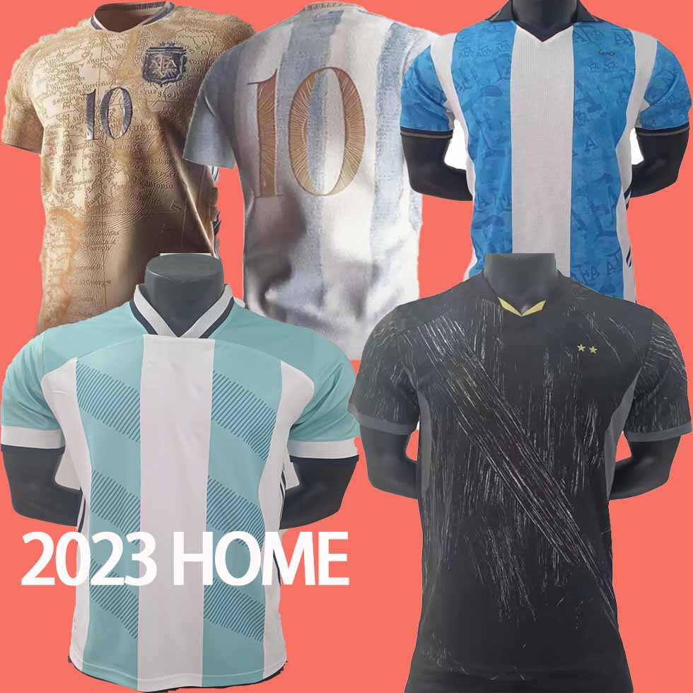 

Argentina Commemorative Edition Soccer Jerseys Player Version Fans 200th anniversary 2022 DI MARIA MARADONA KUN AGÜERO LO CELSO MARTINEZ CORREA football shirt, 2021 home kit