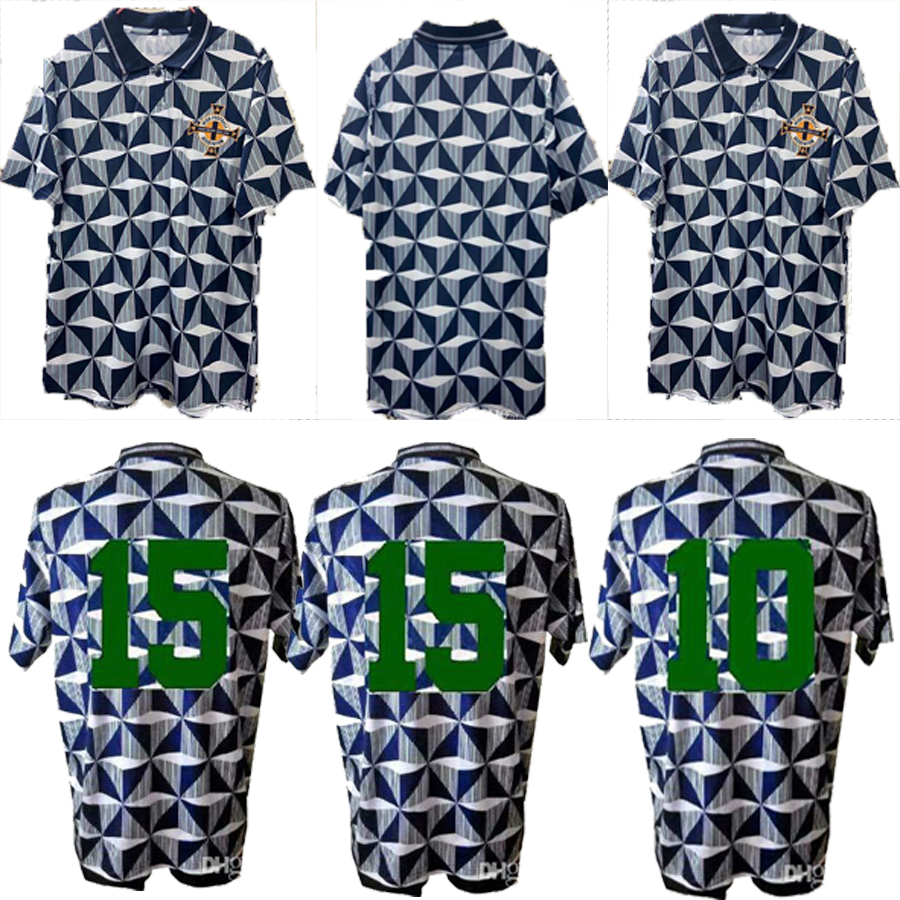 

Retro vintage 1988 1990 1992 1994 1995 1996 Ireland soccer jersey Republic football shirt National World cup Northern 1993 kits, Black