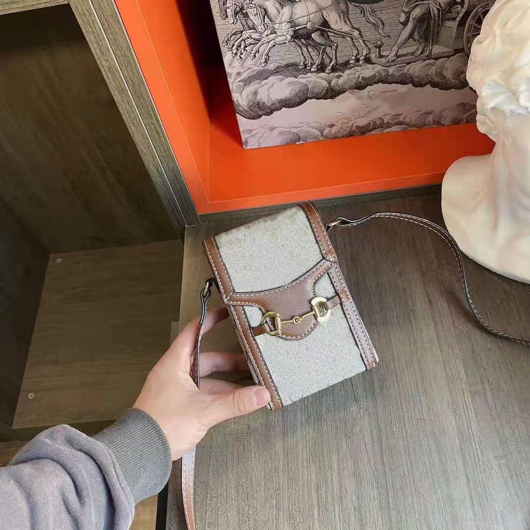 

Printed Retro Bags Mobile Phone Packages Female Worn One Unisex Men Women Leather Handbag Shoulder Zero Wallet Mini Bag Purses Handbags, Customize