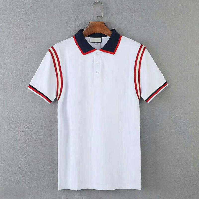 

2021ff Brand Designer Summer Polo Tops Embroidery Mens Polos Shirts Fashion Shirt Men Women Luxury High Street Casual Top Tee size M-3XL