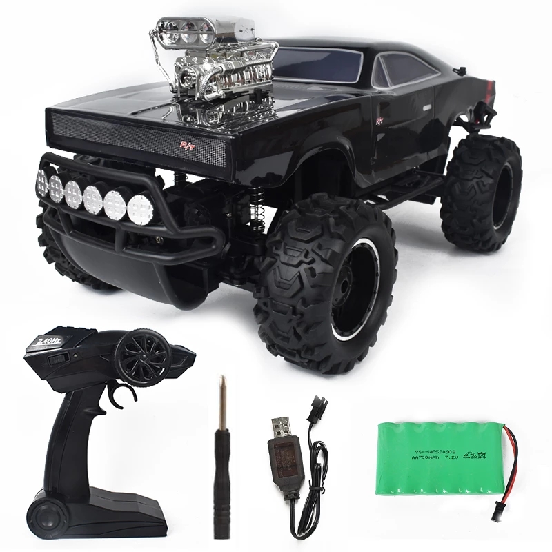 

1/10 2.4G 4WD RC Remote Control Car High Speed 28 km/h Climbing Off Road Crawler Vehicle Model RTR Toys Road monster Truck