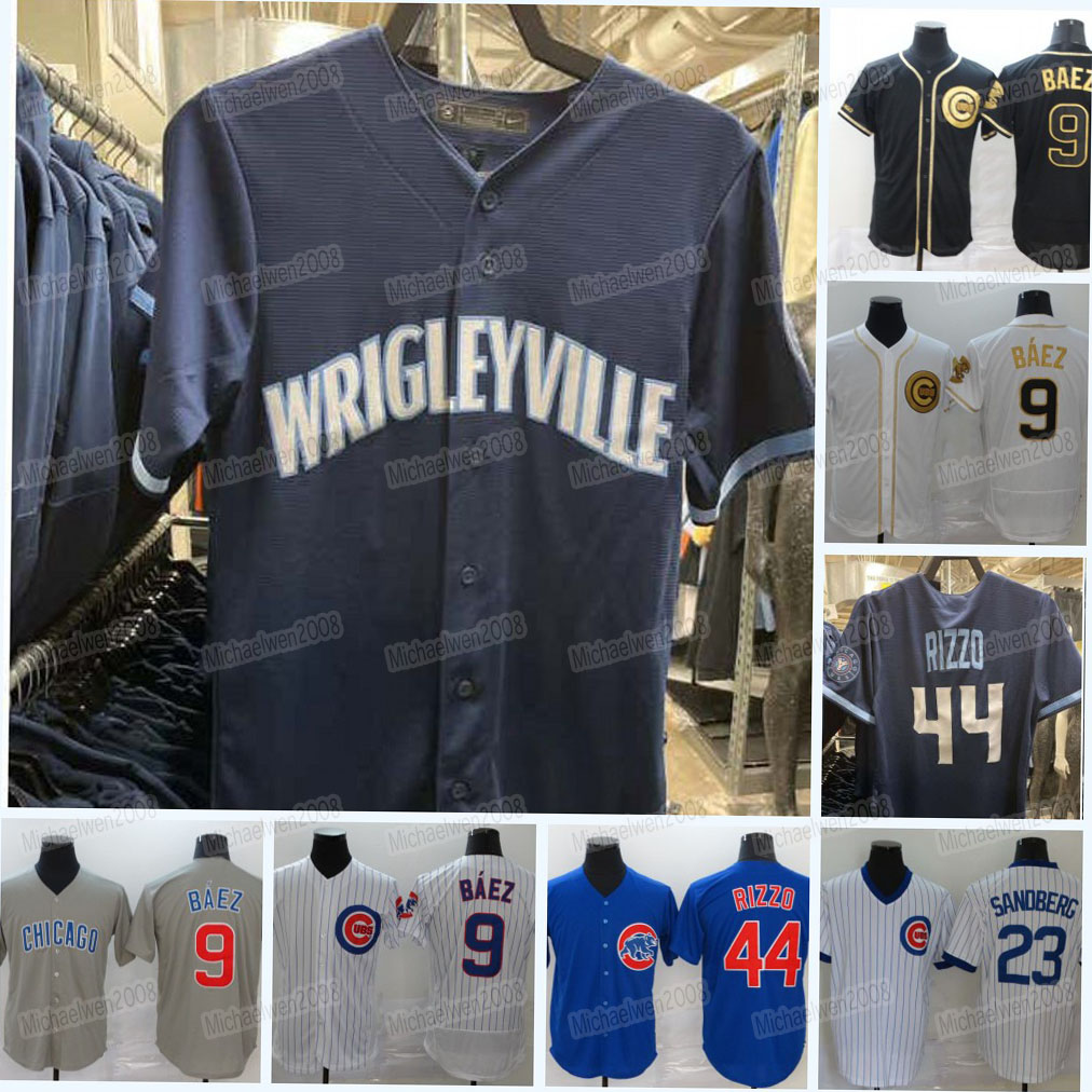 

2021 Chicago Wrigleyville Jersey Javier Baez Rafael Ortega Dan Winkler P.J. Higgins Sergio Alcantara Patrick Wisdom Nick Martini 17 Bryant 4, Blue;black