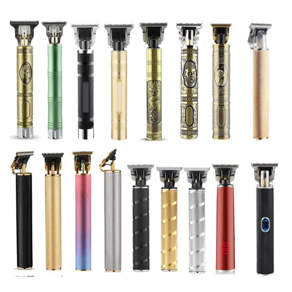 Electric Pro Li Clippers Barber Accessories Grooming Waterproof Rechargeable Cordless Close Cutting T-Blade Trimmer Hair Clippers for Men-image-739372333