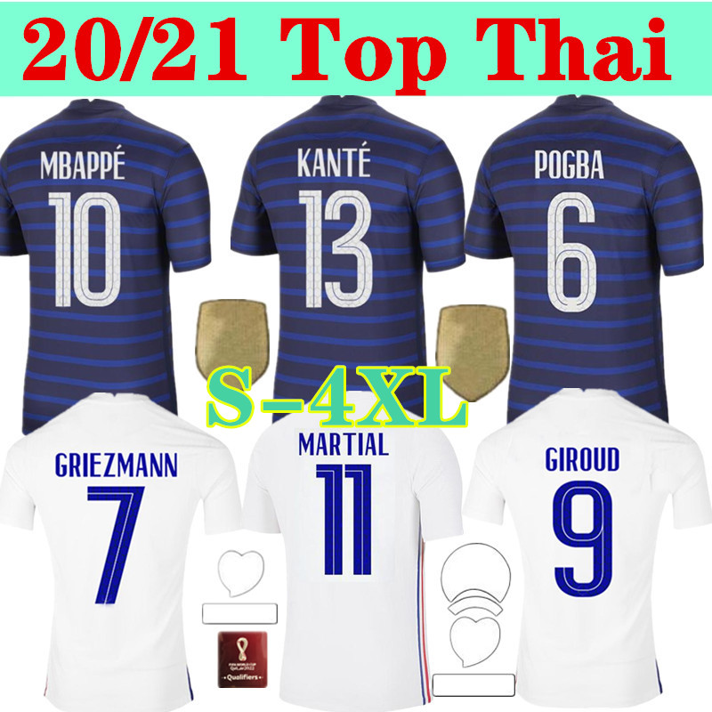 

Size S-4XL 20 21 MBAPPE GRIEZMANN POGBA jerseys 2021 Soccer jersey Football shirts maillot de foot VARANE PAVARO UMTTI GIROUD men + kids kit Enfants, Black;yellow