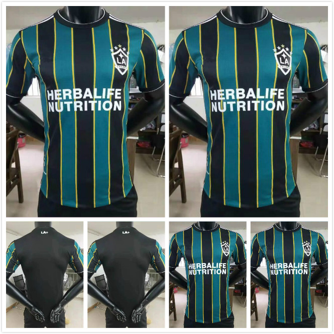 

Player version MLS 2021 LA Galaxy Soccer Jerseys Community #14 CHICHARITO #10 PAVON 20/21 Black Kit shirts Football uniforms, Black;yellow